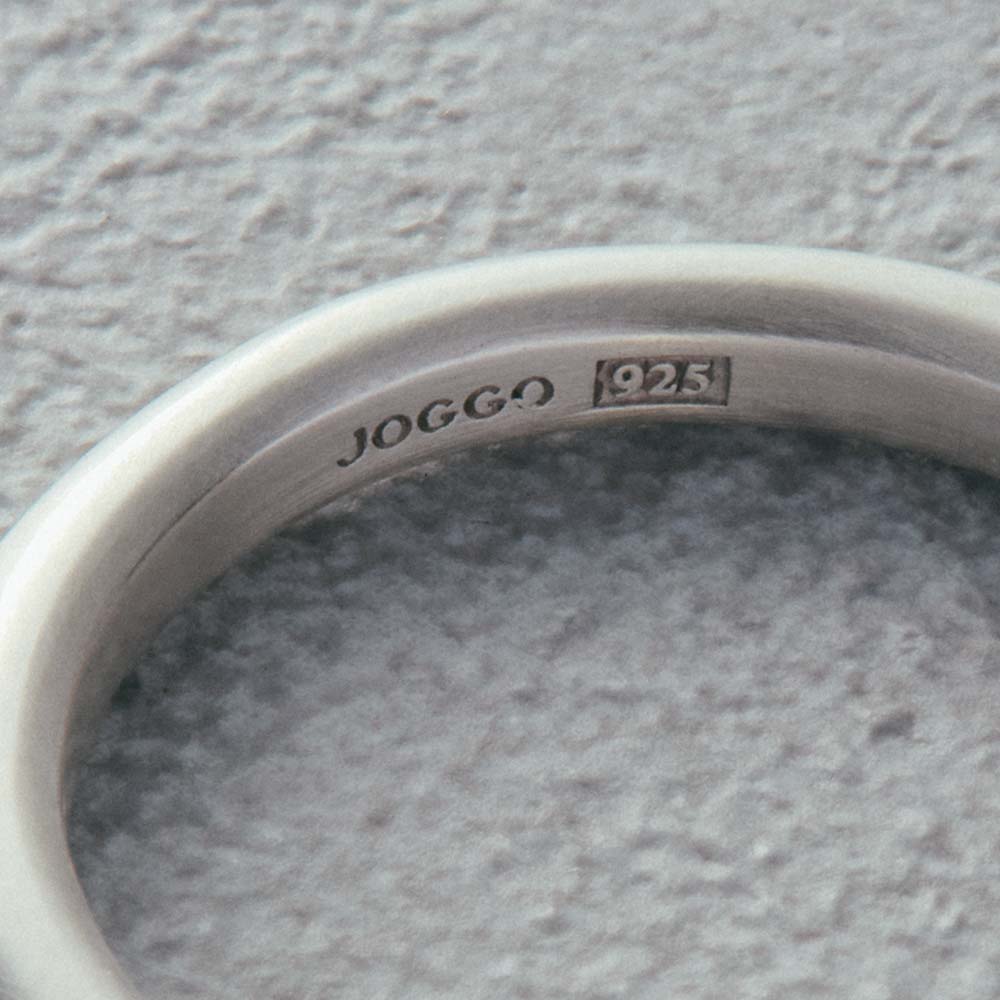 【フィリ】ラインリング 3mm - ロゴは内側の右サイドにレーザー刻印します。（刻印なし・フォント変更は対応できません）