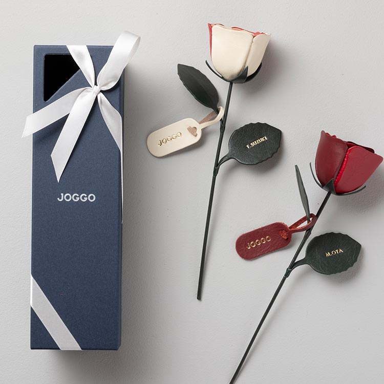 革の一輪花（バラ） 画像 8