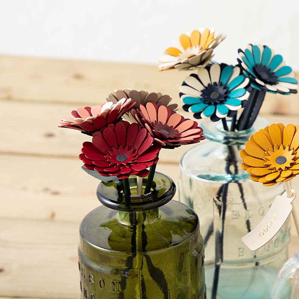 革のブーケ(ガーベラ)3本のイメージ画像2