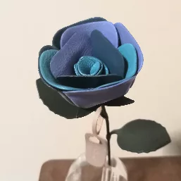 ふと笑顔になる