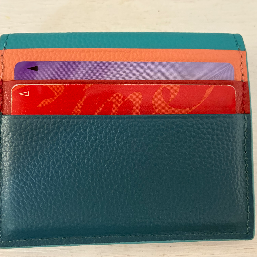 裏はカードが3枚収納可能。