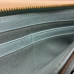 内側も同じ二色にしました